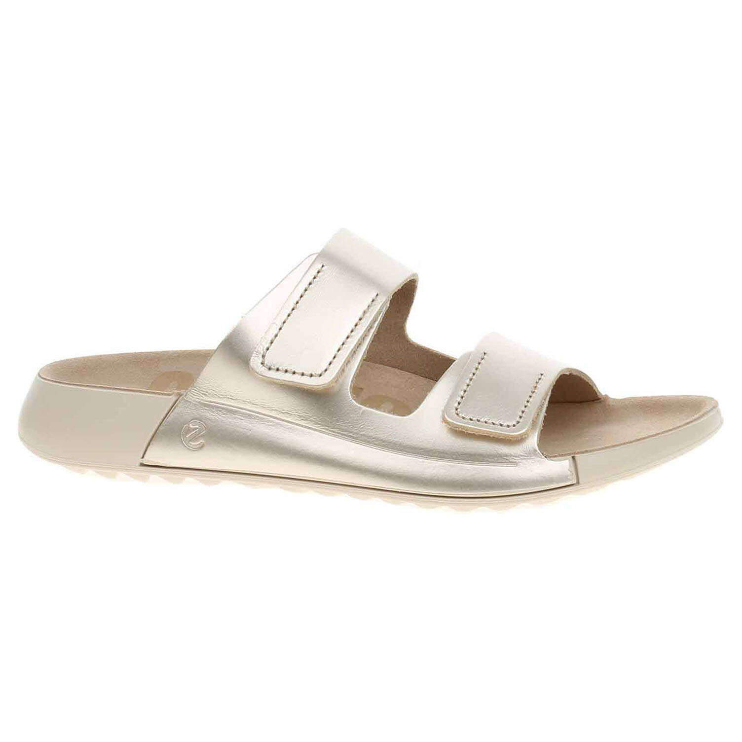 Ecco Dámské pantofle Ecco 20682301688 pure white gold 23601294