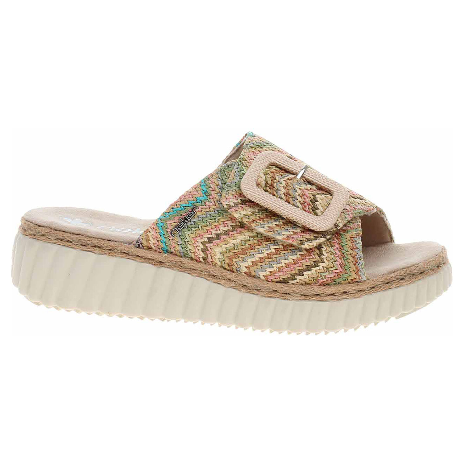 Ecco Dámské pantofle Rieker 69253-91 multi 23601299