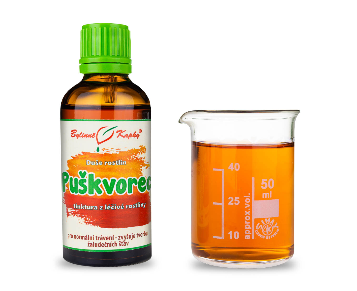 Puškvorec - Bylinné kapky (tinktura) Duše rostlin 50 ml