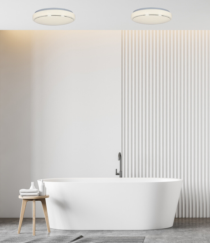 Stropní lampa Jasper 12W LED 26cm bílá 4000K IP44