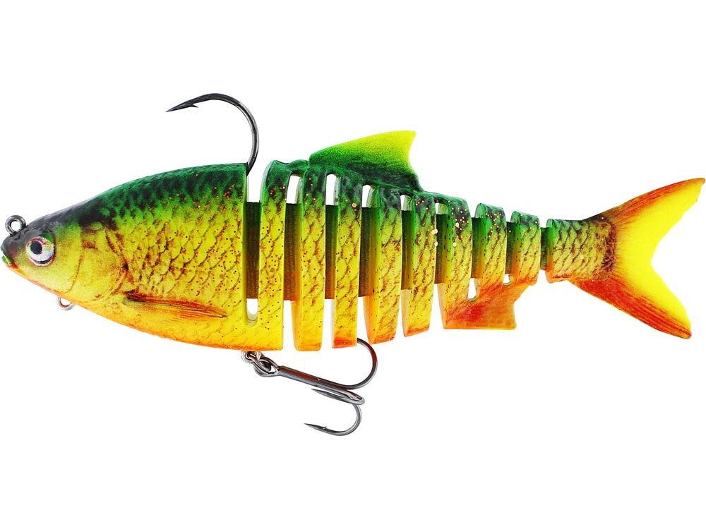 Westin Gumová nástraha Ricky The Roach Multi Jointed R2F Firetiger Rudd - 14cm  41g