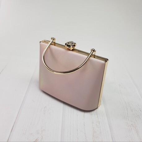 Růžové perleťové psaníčko, Barva Růžová L&S Fashion 0090051