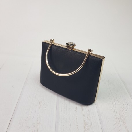 Černé psaníčko, Barva Černá L&S Fashion 0090068