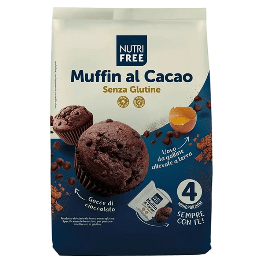 NUTRIFREE Muffiny kakaové 4 kusy