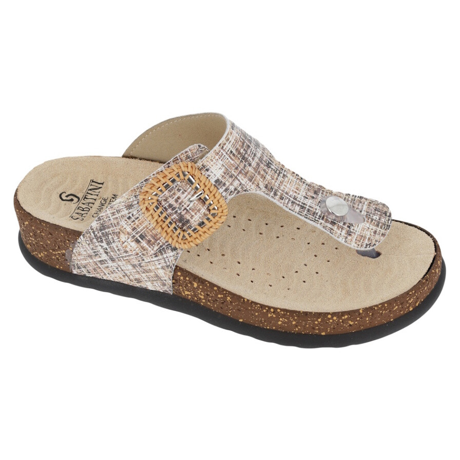 SABATINI KAROLINA Tweed Caramel pantofle karamelové 1 pár, Velikost obuvi: 38