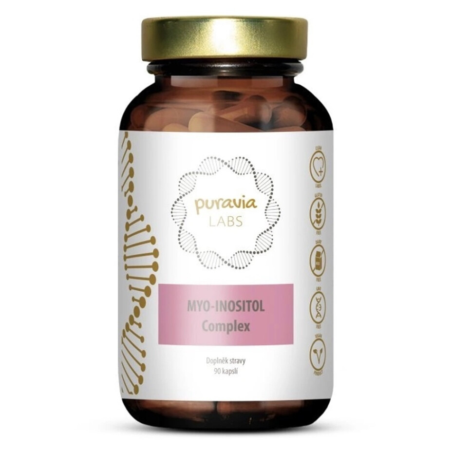 PURAVIA LABS Myo-Inositol complex 90 kapslí