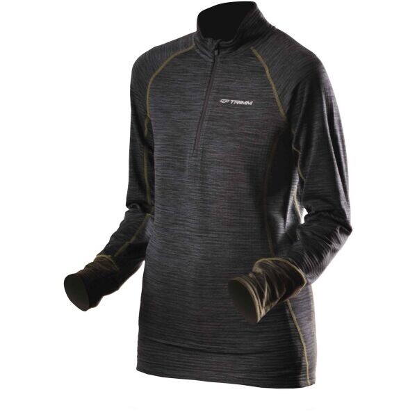 TRIMM CLINIC LADY Dámská mikina, tmavě šedá, velikost