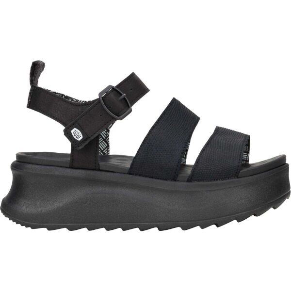 HEY DUDE DELRAY Dámské sandály, černá, velikost