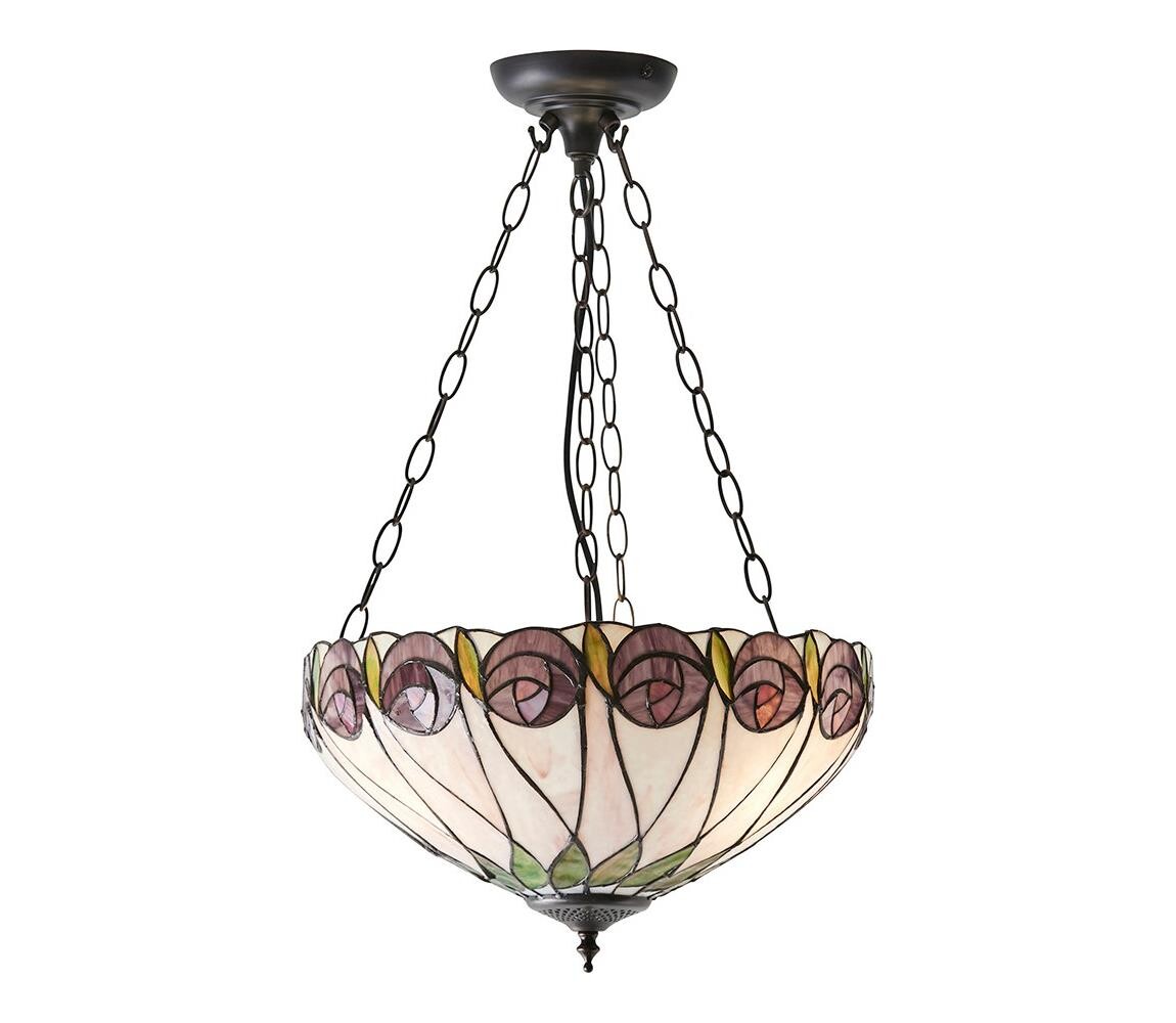 Endon Endon 64175 - Lustr na řetězu HUTCHINSON 3xE27/60W/230V pr. 40 cm