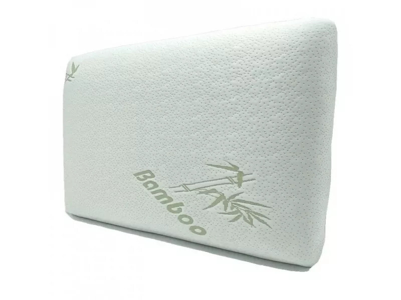 Jahu Anatomický polštář z paměťové pěny tvarovaný 58x38 cm, bambus