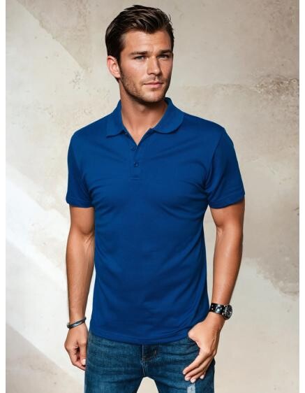 Pánská polokošile Q01 modrá