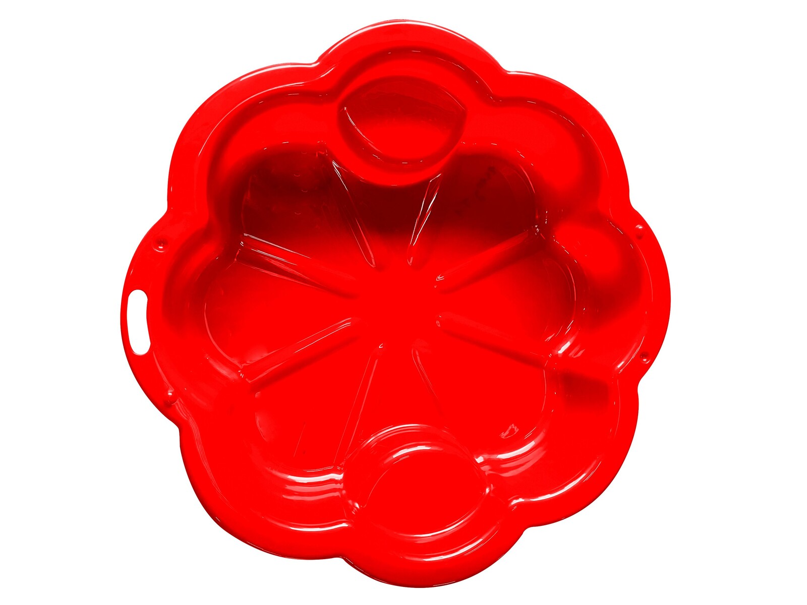 Pískoviště květina - červené 107x107 cm