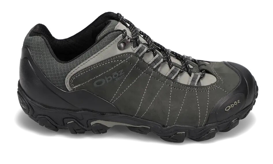 OBOZ Bridger Low Waterproof WIDE Dark Shadow Velikost: 41