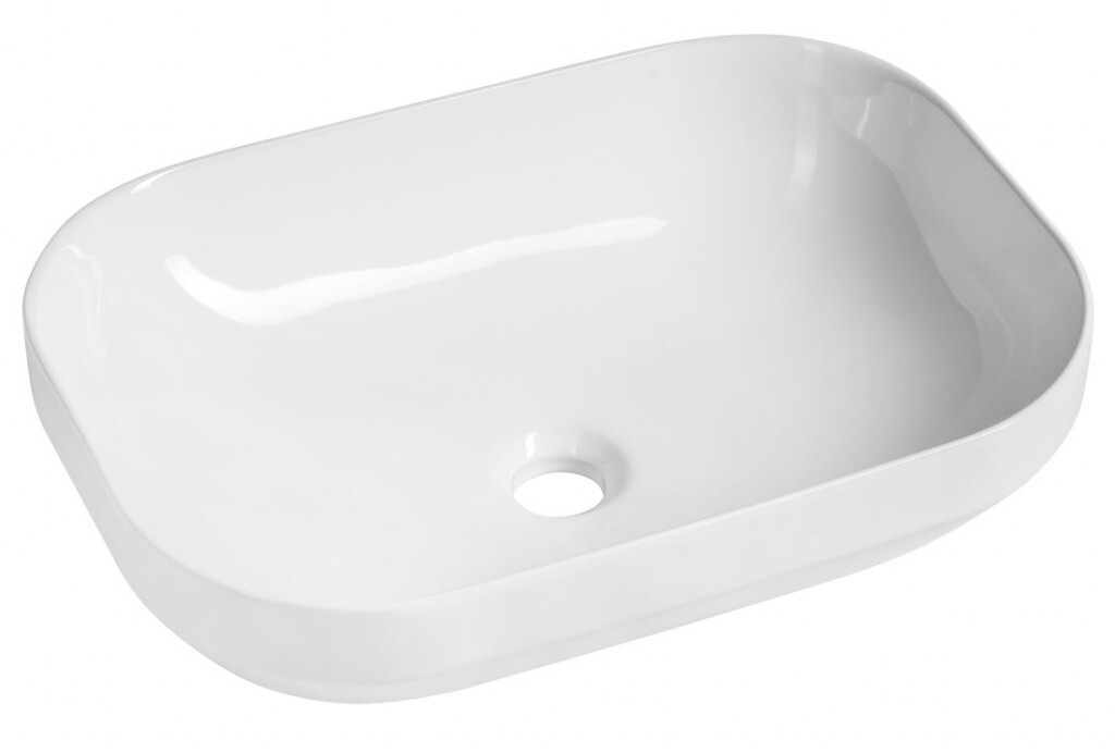 SAPHO EVORA keramické umyvadlo na desku 50,5x37cm, bílá AR429