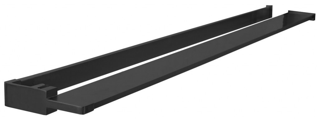 SAPHO Police na walk-in zástěnu, 142cm, černá mat EG1425