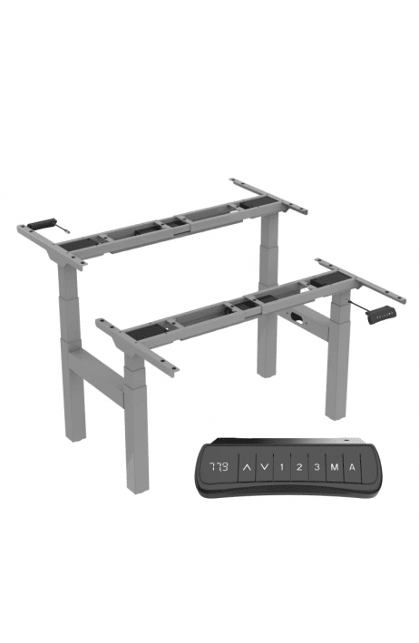 ERGO elektrická výškově nastavitelná podnož DEF 223 Bench Grey dvoumístná