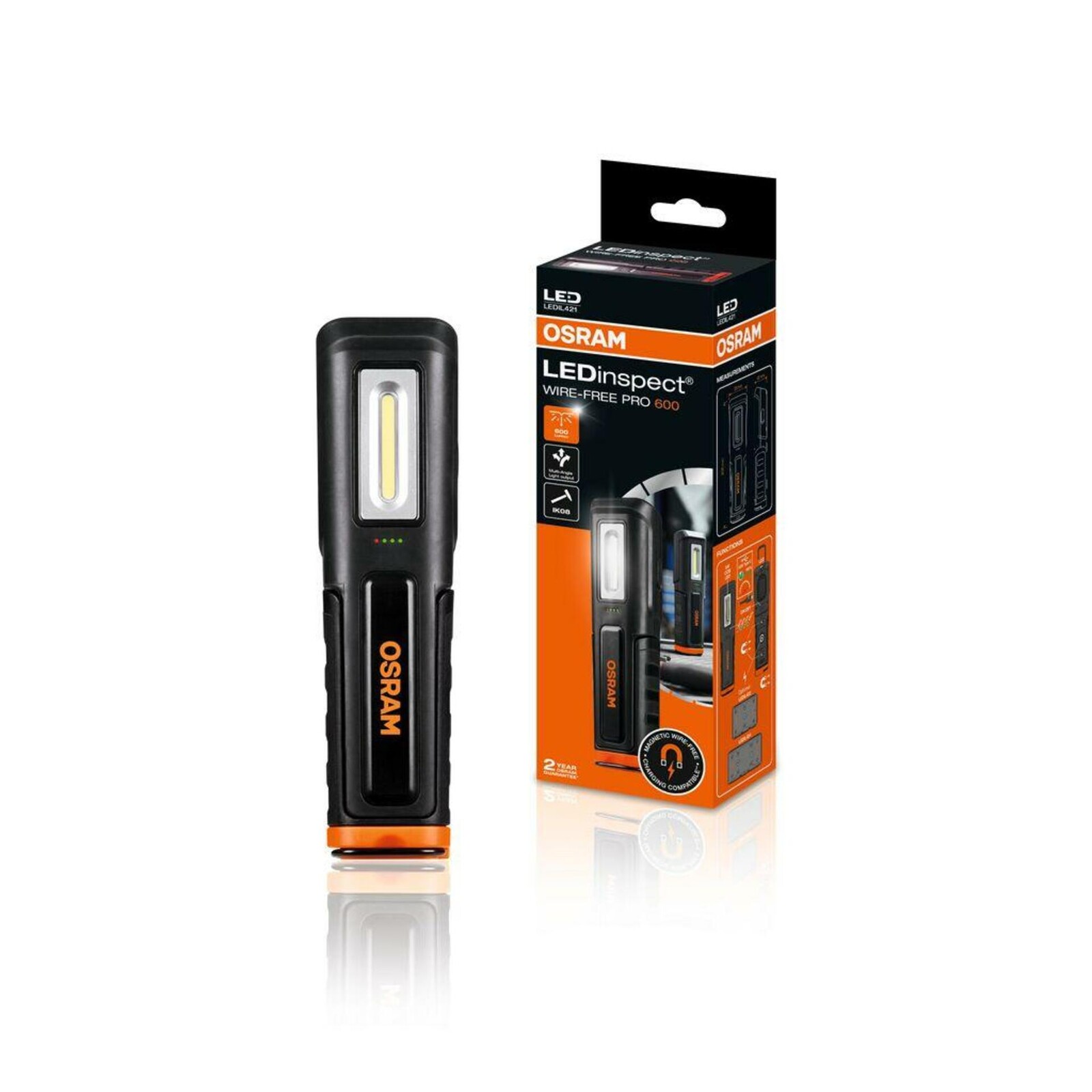 OSRAM LEDinspect WIRE-FREE PRO 600 pracovní lampa 1ks LEDIL421