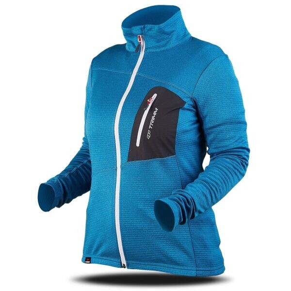 TRIMM MICRON LADY Dámská mikina, modrá, velikost