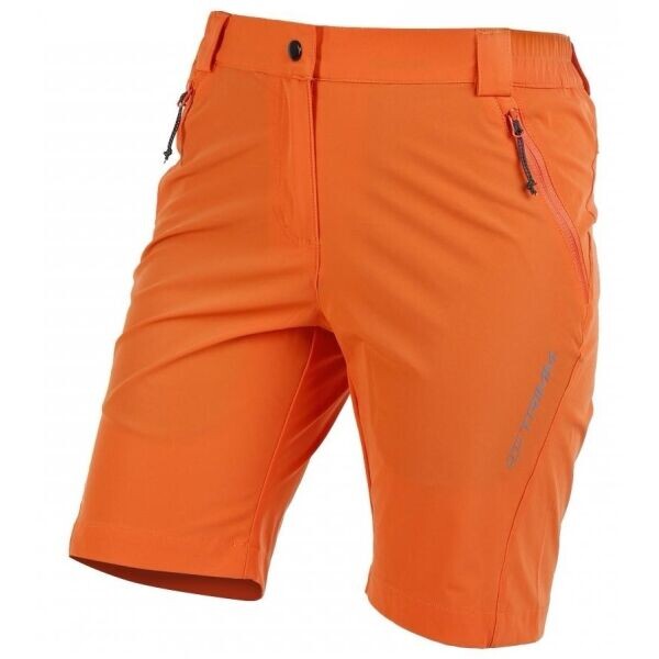TRIMM TRACKA Dámské outdoorové kraťasy, oranžová, velikost