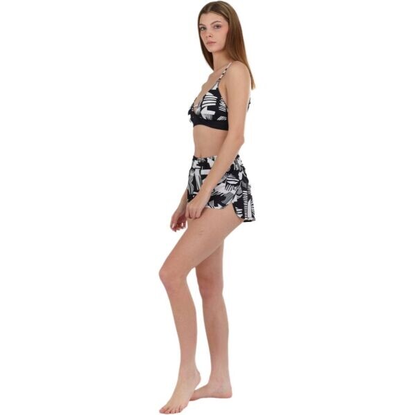 FUNDANGO ELDERBERRY Dámské plážové šortky, černá, velikost