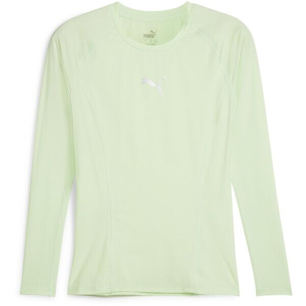 Puma LIGA BASELAYER LONG SLEEVE TEE Pánské funkční triko, světle zelená, velikost