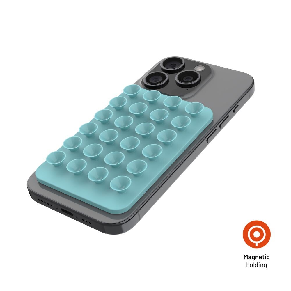 MagSafe držák s přísavkami FIXED MagMate, tyrkysový