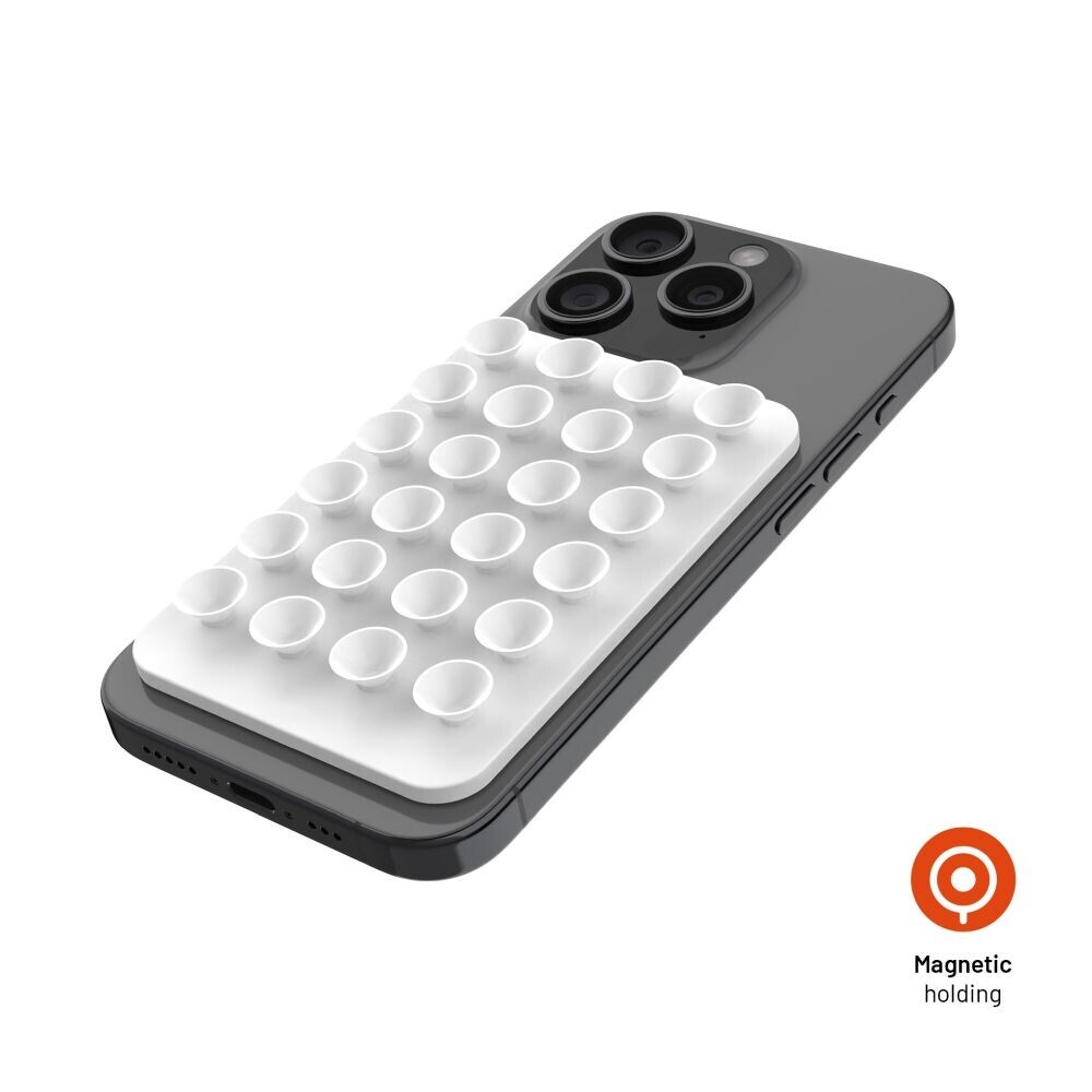 MagSafe držák s přísavkami FIXED MagMate, bílý