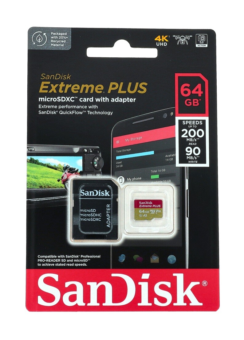 Paměťová karta Sandisk Extreme PRO 64GB micro SDXC 61887