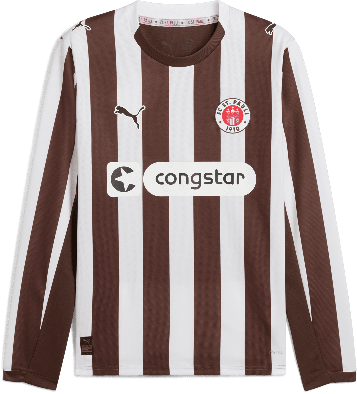 Dres s dlouhým rukávem Puma  FC St. Pauli Long Sleeve Home Jersey 2025/26