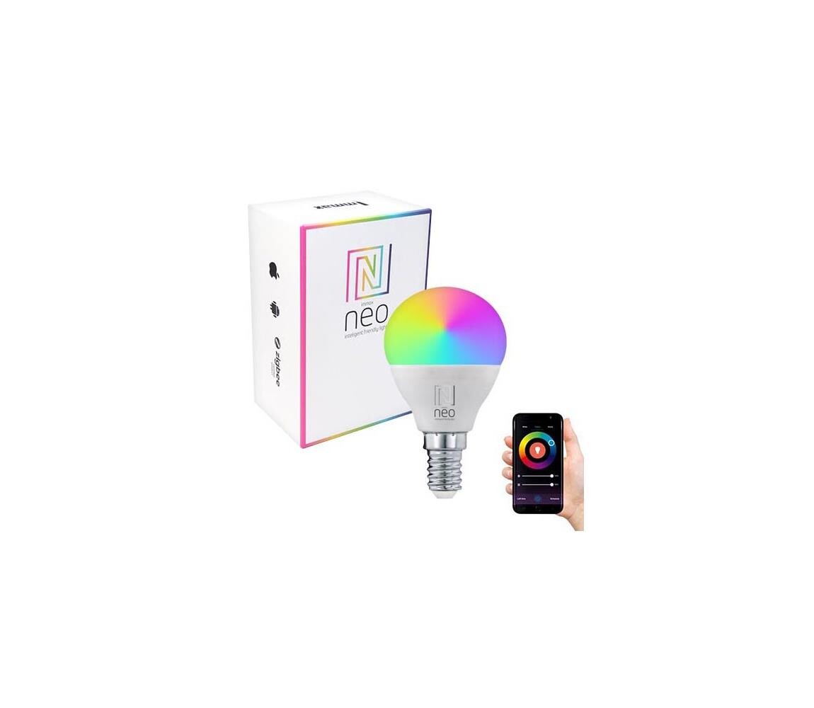 NEO LITE Smart žárovka LED E14 6W RGB+CCT barevná a bílá, stmívatelná, WiFi, P45