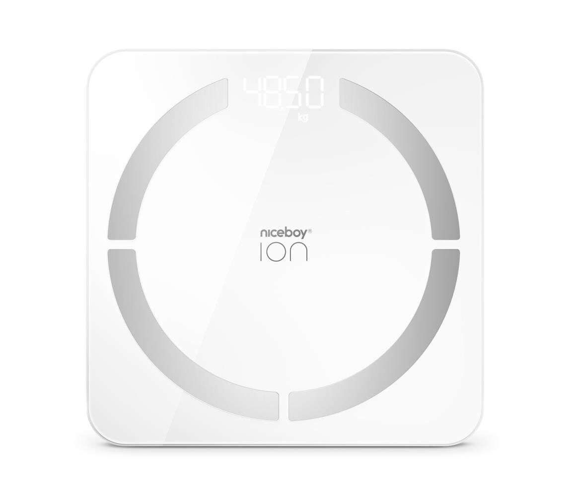 Niceboy Niceboy ION SmartScale - Chytrá digitální osobní váha 3xAAA bílá
