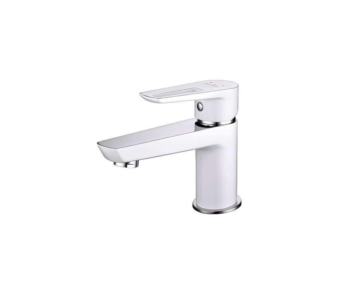 Cersanit Cersanit S951-047 - Umyvadlová baterie MILLE 13,4 cm bílá + výpusť