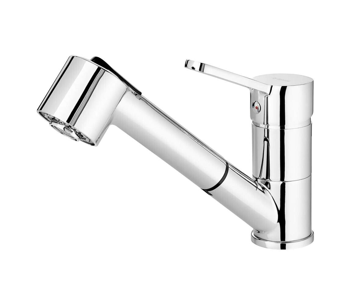 Deante Deante BDN_071M - Dřezová baterie s vytahovací sprškou NARCYZ lesklý chrom