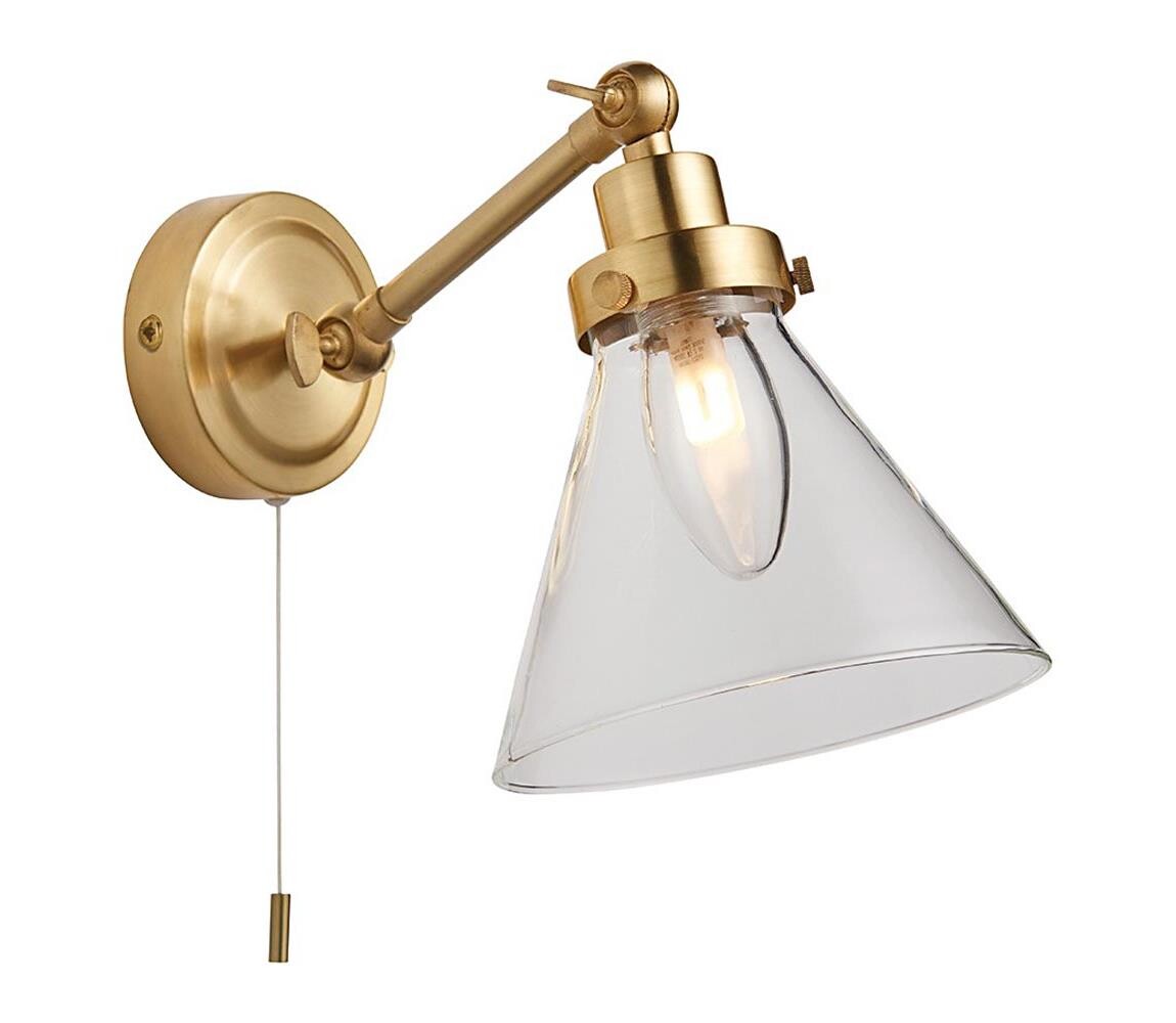 Endon Endon 93854 - Koupelnové nástěnné svítidlo FARADAY 1xG9/3W/230V IP44 zlatá