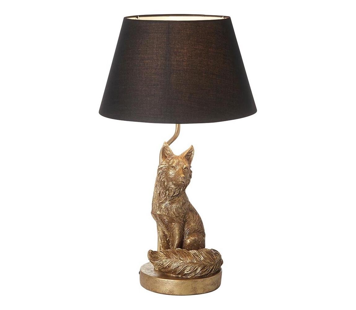 Endon Endon 106796 - Stolní lampa FOX 1xE14/6W/230V černá/mosaz