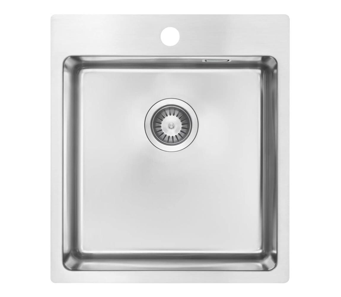 Deante Deante ZPO_010A - Kuchyňský dřez OLFATO 50,5x45 cm kartáčovaná ocel