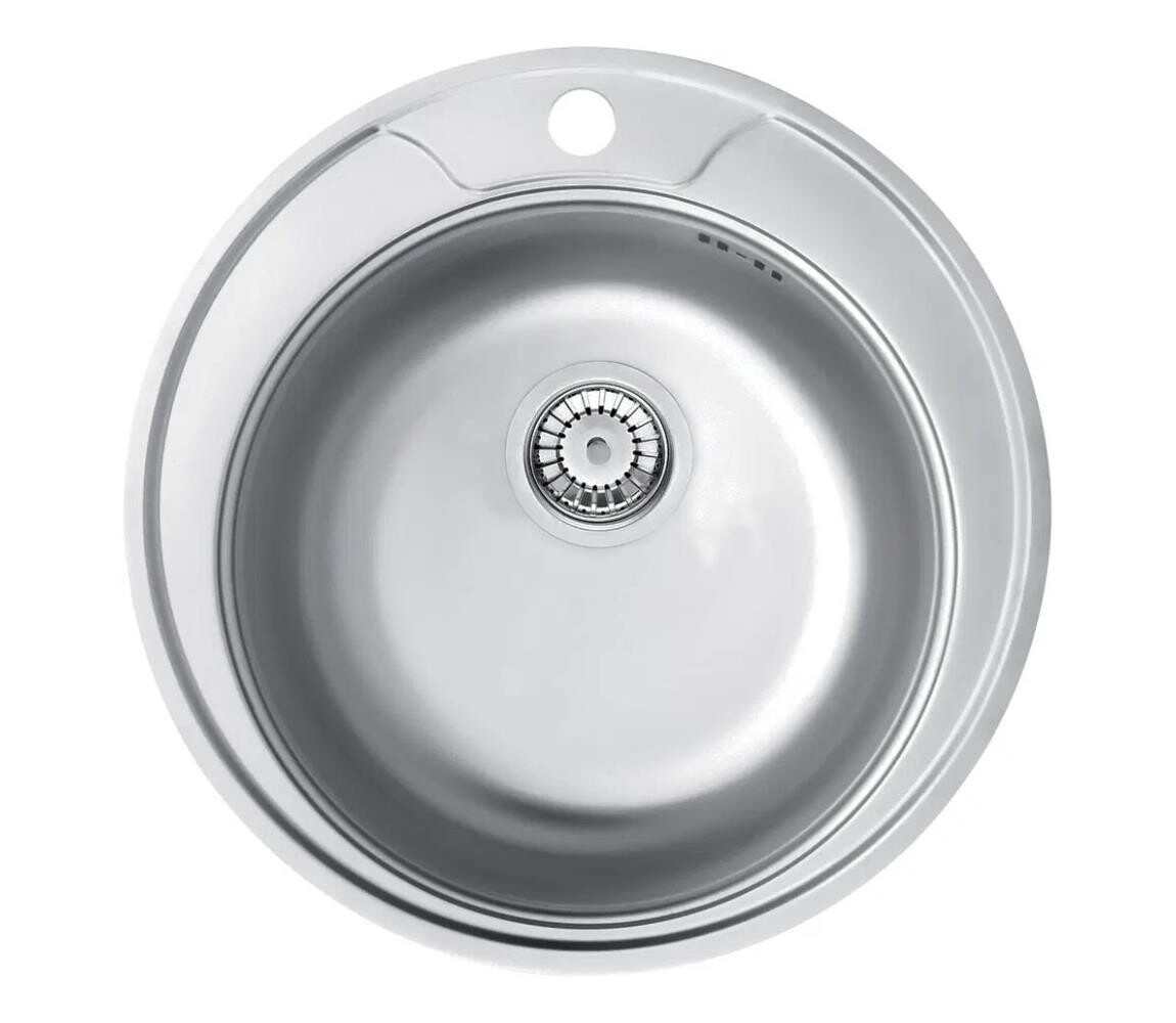 Deante Deante ZHC_0813 - Kuchyňský dřez TWIST pr. 49 cm satin