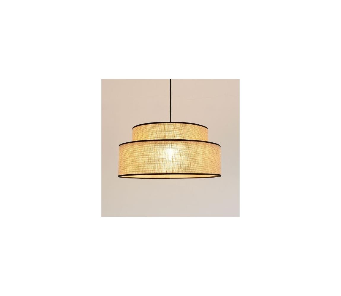 Lustr na lanku BOHO 1xE27/60W/230V béžová