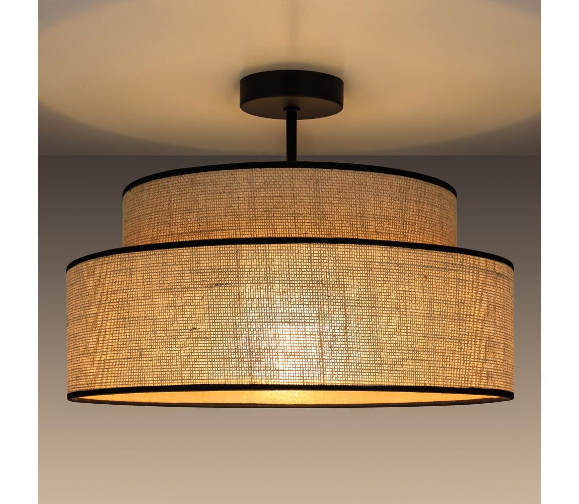 Přisazený lustr BOHO 1xE27/60W/230V béžová