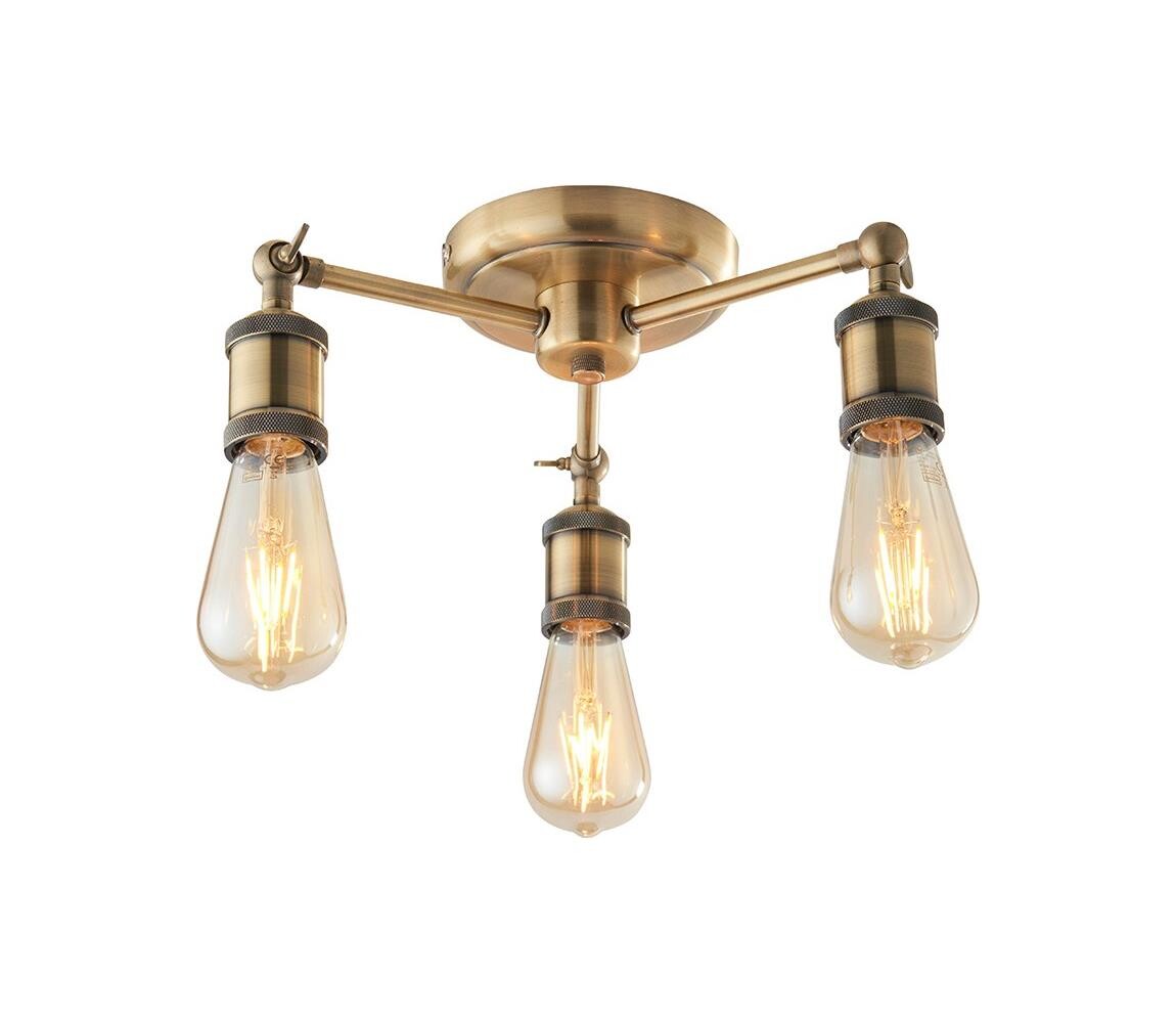 Endon Endon 97243 - Bodové svítidlo HAL 3xE27/10W/230V mosaz