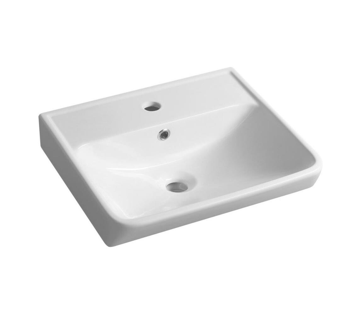 Bruckner Bruckner - Zápustné umyvadlo NEON 50x41,5 cm keramika/bílá