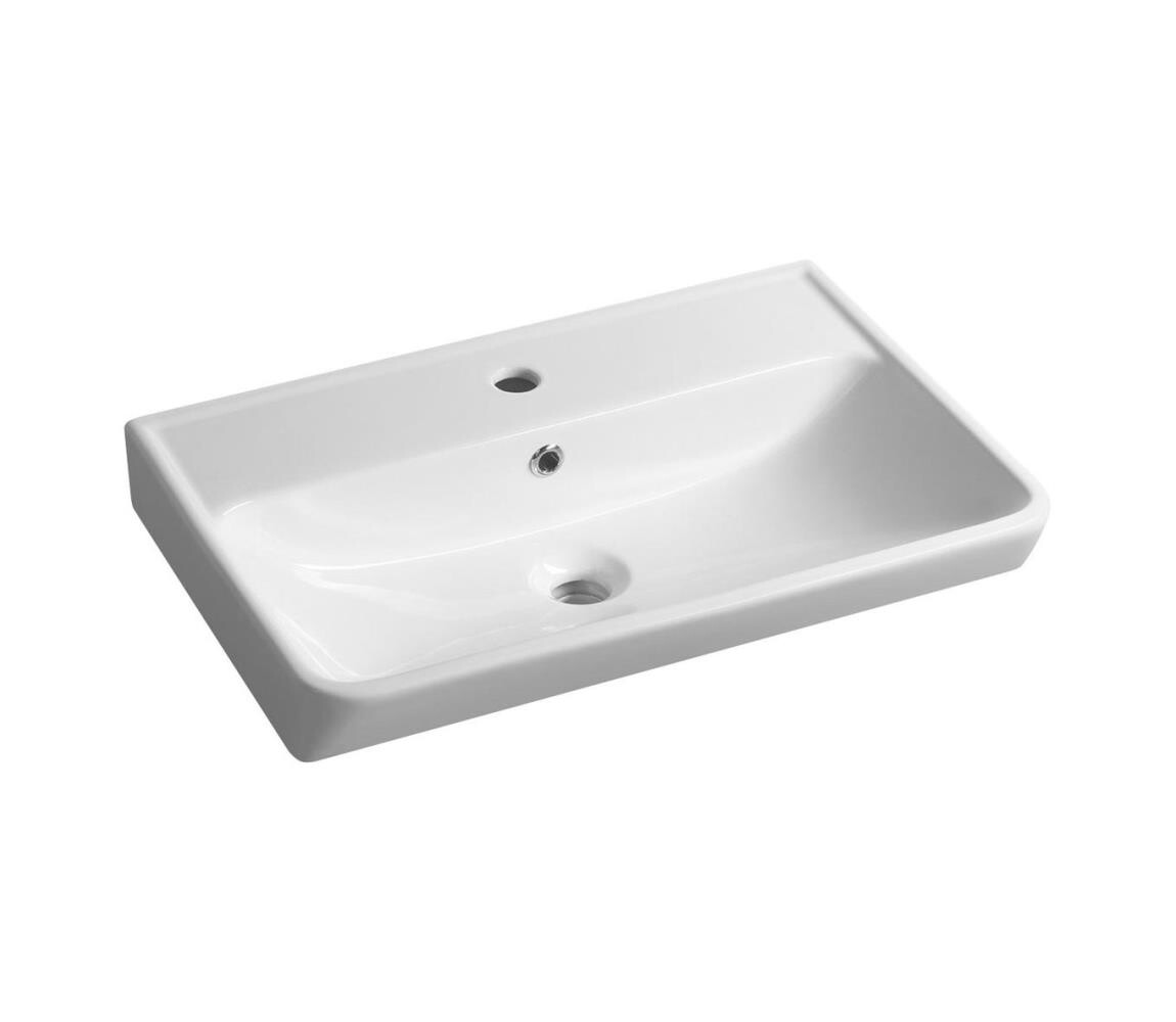 Bruckner Bruckner - Zápustné umyvadlo NEON 60x41,5 cm keramika/bílá