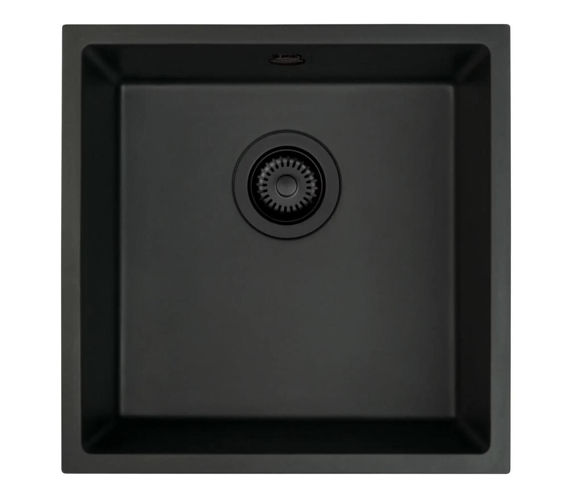 Deante Deante ZQA_N10A - Kuchyňský dřez CORDA 44x44 cm granit/černá