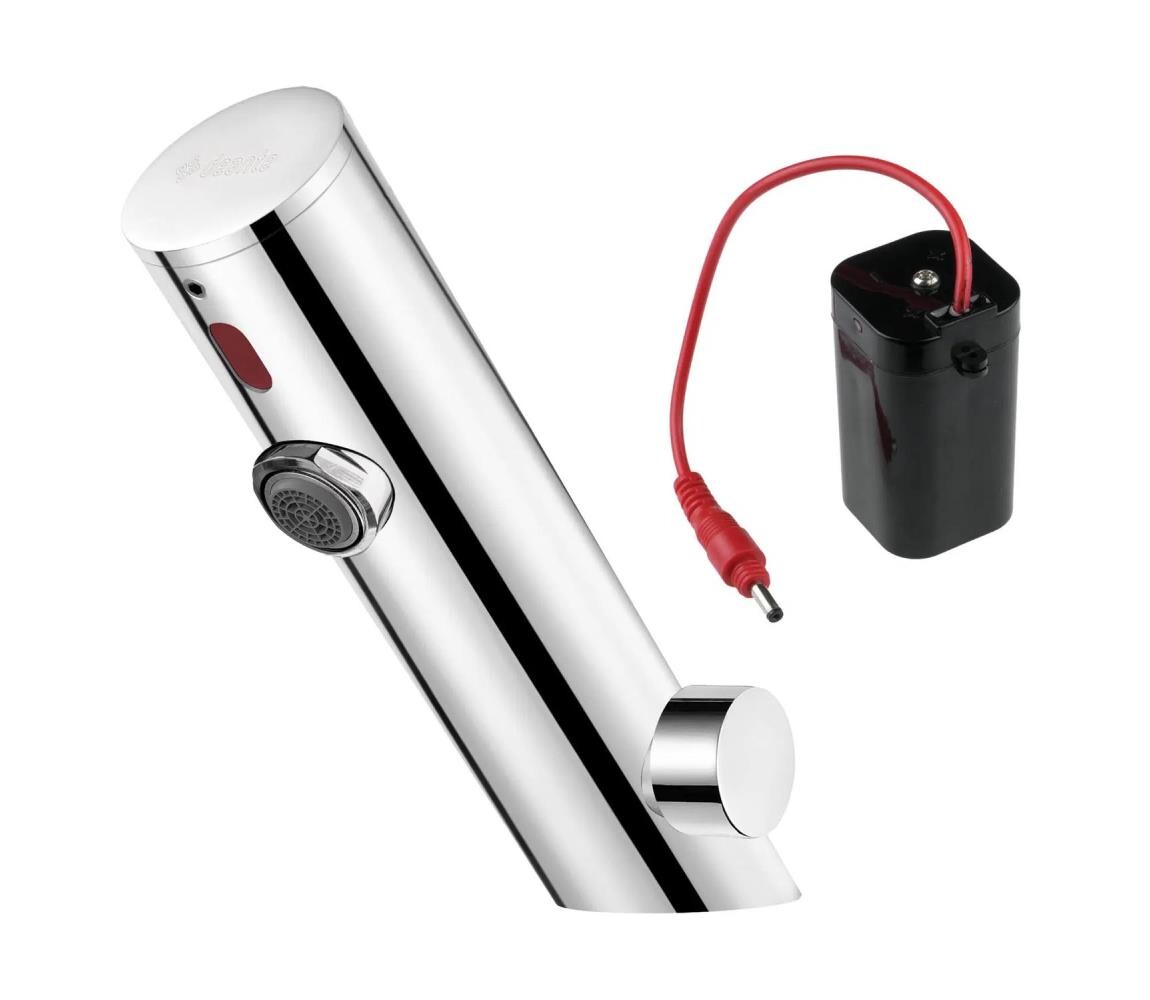 Deante Deante BQR_P29R - Bezdot. umyvadlová baterie s regulací SENSE 4xAA leštěná ocel