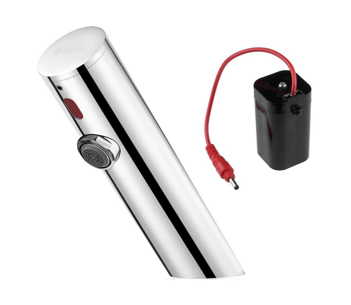 Deante Deante BQR_P28R - Bezdotyková umyvadlová baterie SENSE 4xAA leštěná ocel