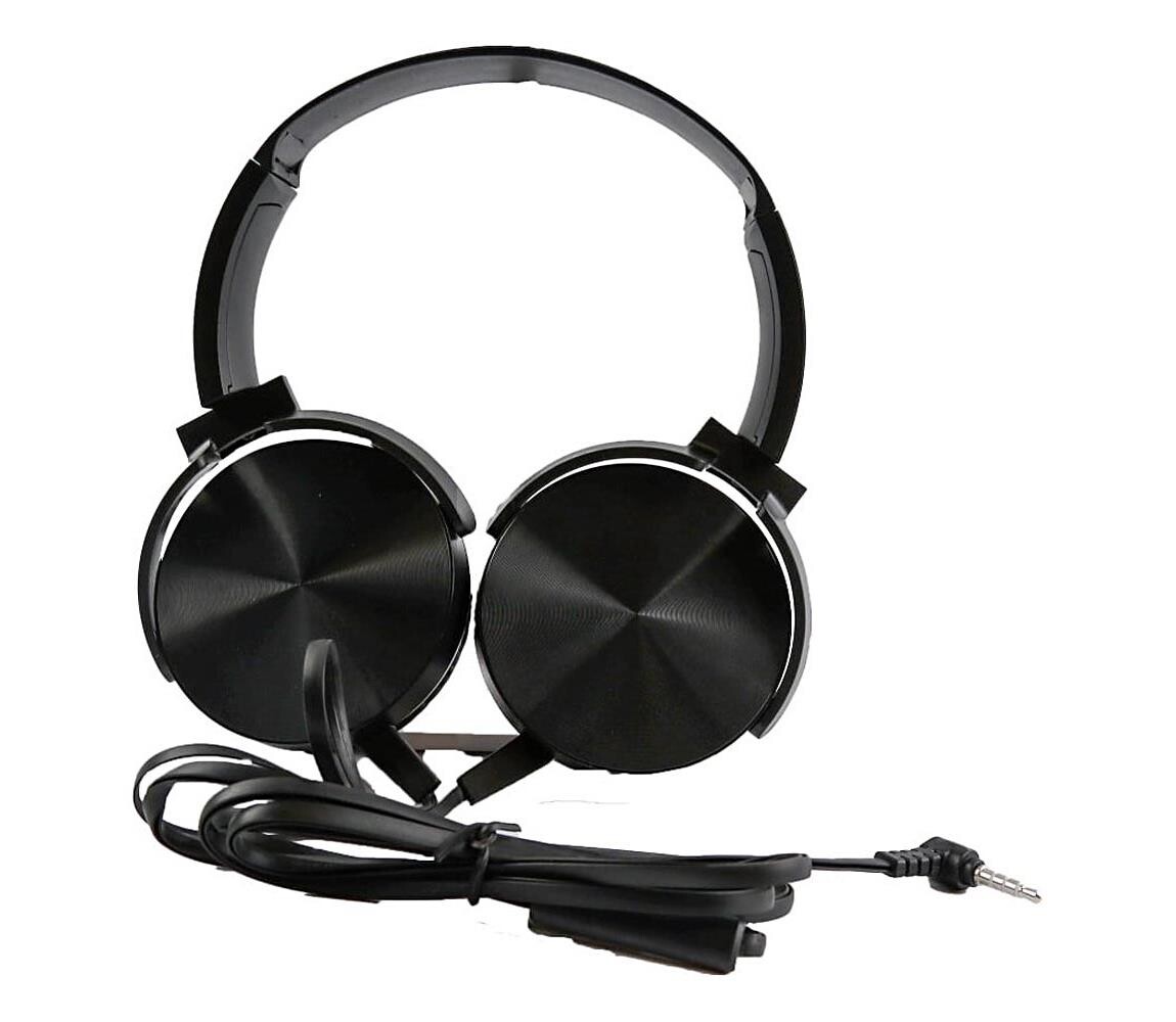 Drátová sluchátka s mikrofonem mini-jack C