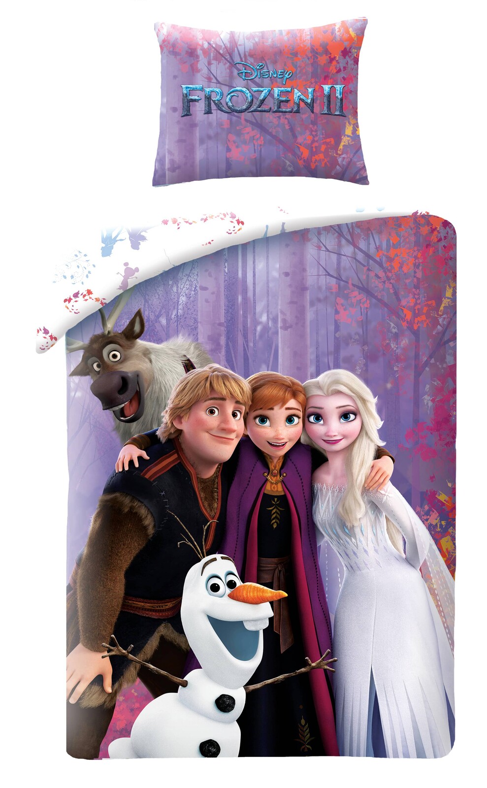 Halantex Bavlněné povlečení 140x200 + 70x90 cm - Ledové království 2 