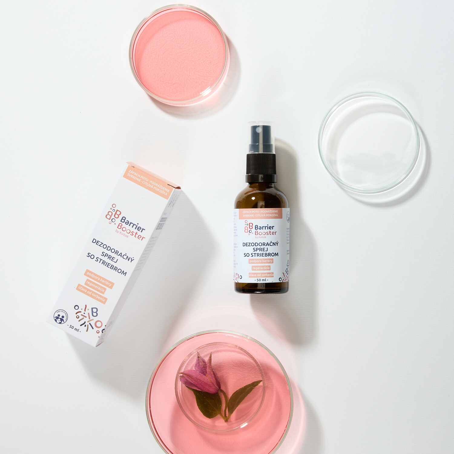 Barrier Booster by Kvitok Deodorační sprej se stříbrem 50ml