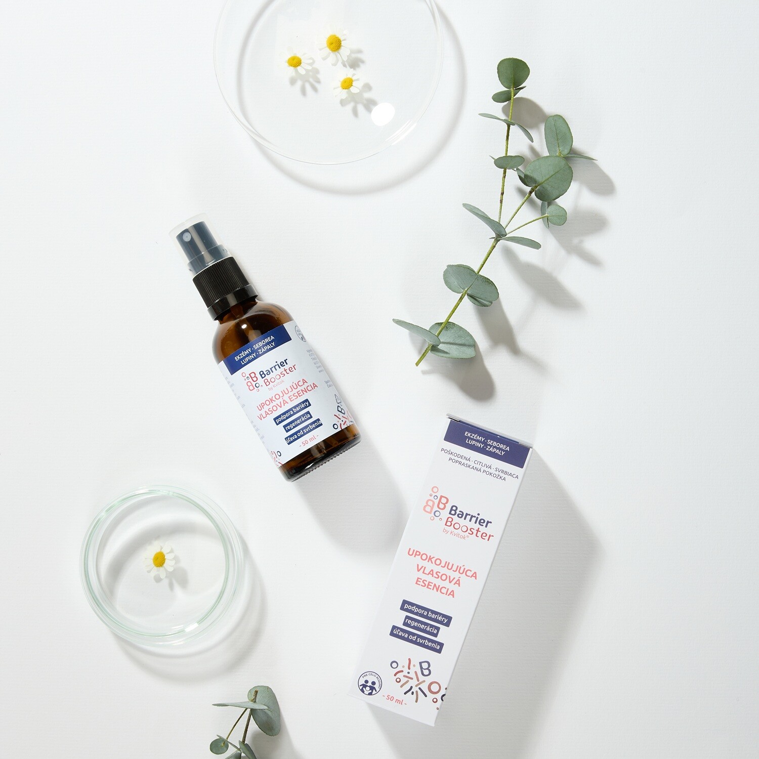 Kvitok Barrier Booster zklidňující vlasová esence 50 ml