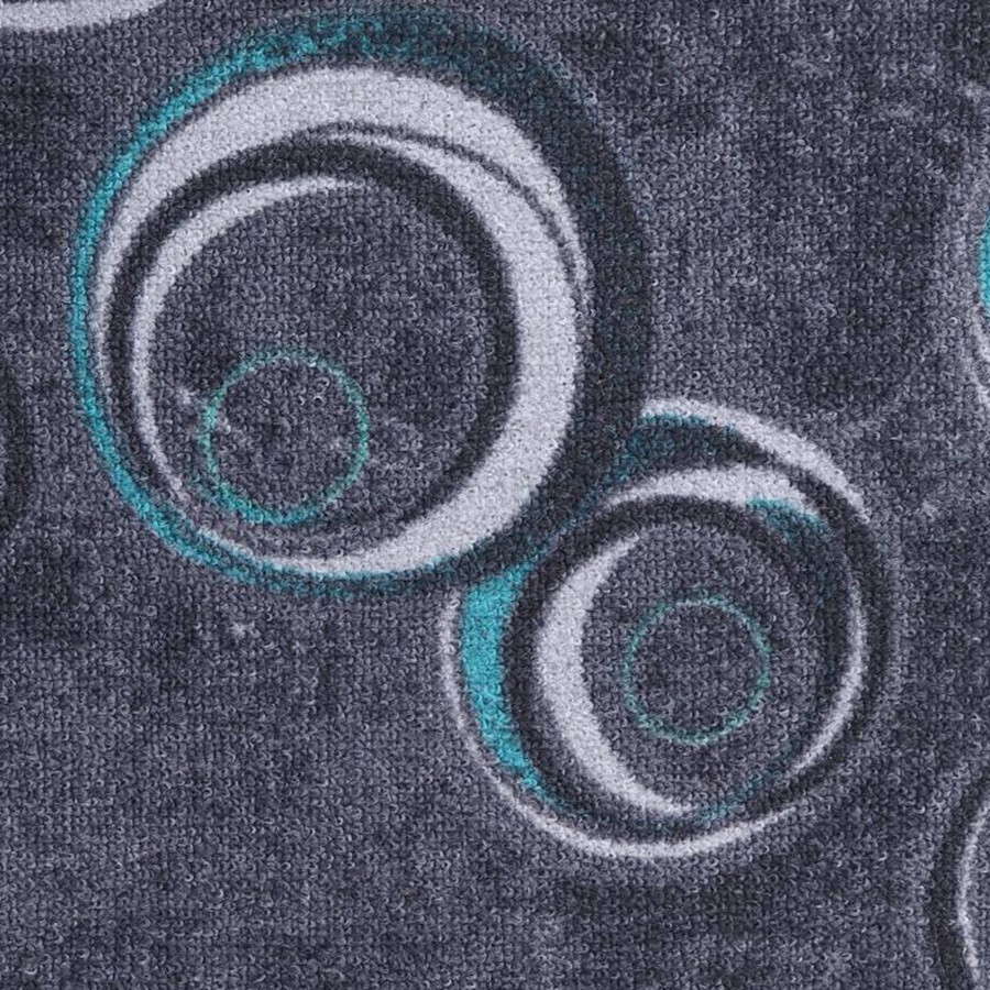 AKCE: 50x545 cm Metrážový koberec Drops 99, šíře, šedá, filc, chodba / předsíň, ITC